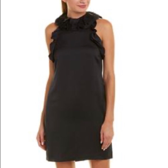 Nwt Reiss Jolina Ruffle Neckline Dress
